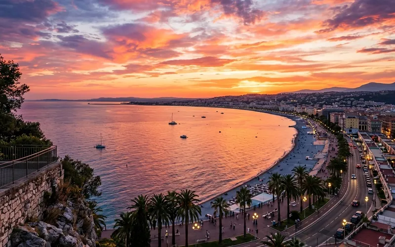 Où admirer le plus beau coucher de soleil à Nice ? 7 points de vue spectaculaires