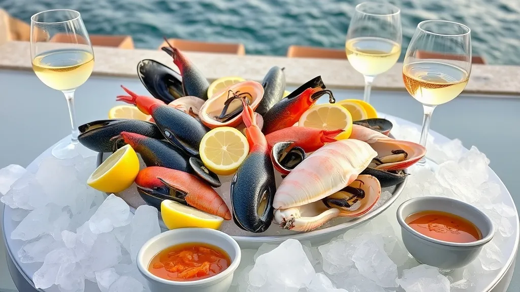 Illustration pour l'article : Cuisine niçoise fruits de mer : guide accords vins de Bellet