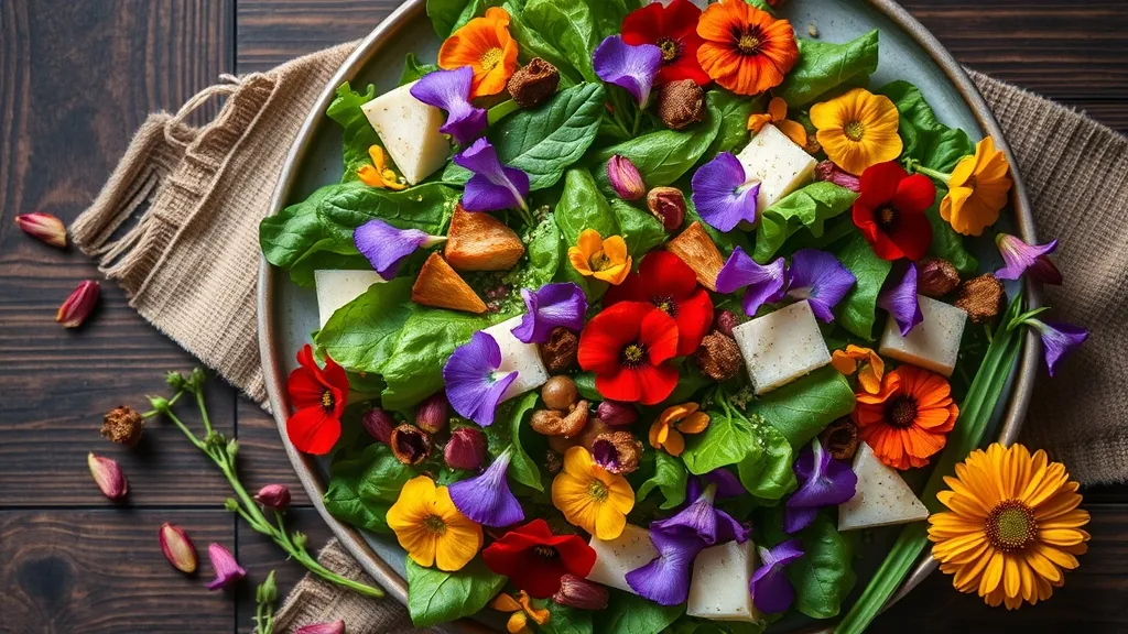 Illustration pour l'article : Fleurs Comestibles en Cuisine Niçoise : Guide des Recettes Authentiques et Usages Locaux 2026