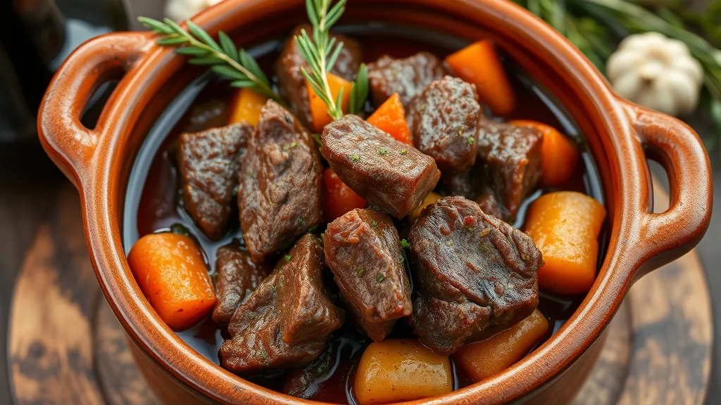 Illustration pour l'article : Daube niçoise : La recette authentique, son histoire et les meilleures adresses à Nice
