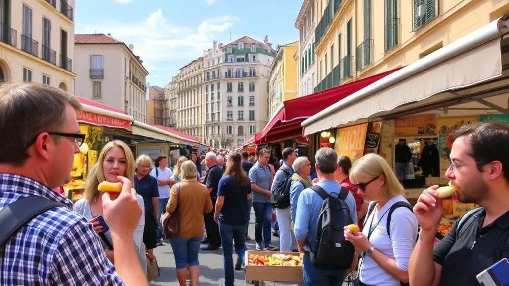 Illustration pour l'article : Food tour à Nice historique : dégustez les spécialités salées des marchés du Vieux-Nice