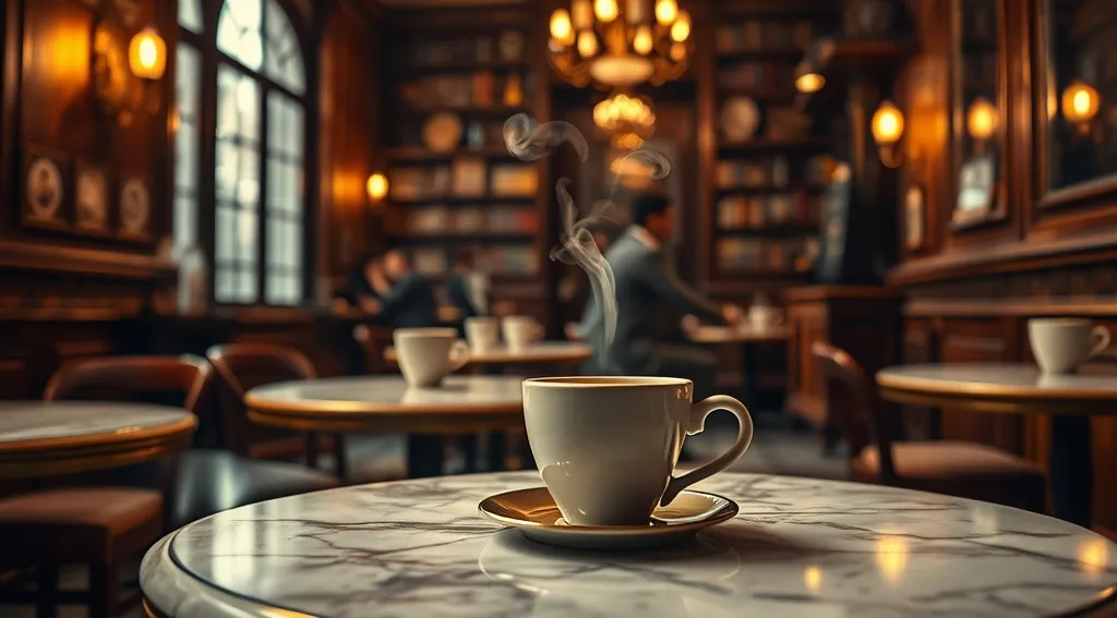 Illustration pour l'article : Cafés historiques de Nice : guide de votre voyage dans le temps gourmand