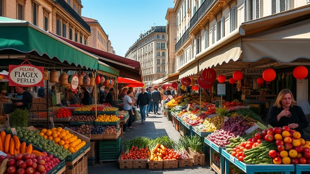 Illustration pour l'article : Marché de la Libération : Le vrai marché des Niçois  -  Horaires, secrets et adresses