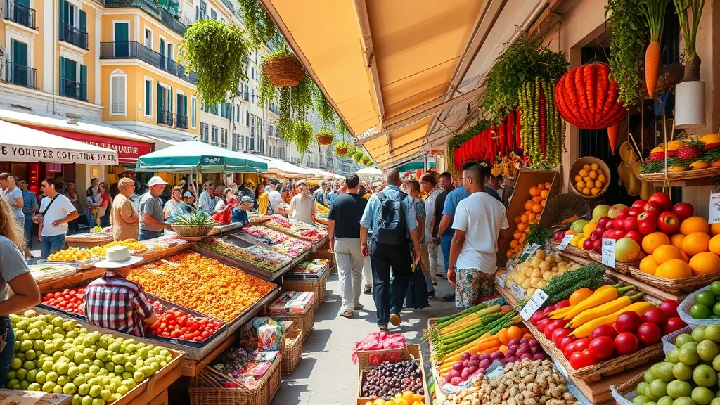 Illustration pour l'article : Marchés de Nice : guide des produits locaux et saveurs du terroir