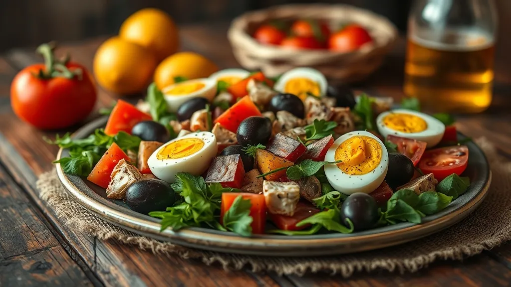 Illustration pour l'article : 8 Salades Niçoises Authentiques à Dévorer en 2026