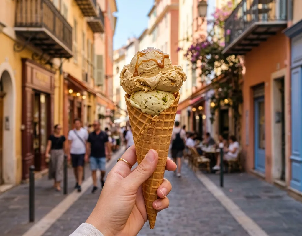 Illustration pour l'article : Où manger les meilleures glaces à Nice ? Le guide ultime des artisans glaciers
