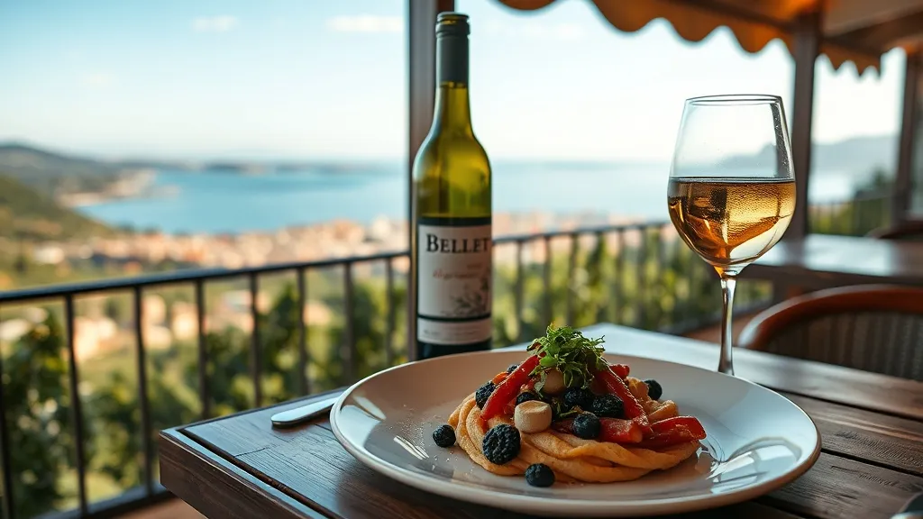 Illustration pour l'article : Top 5 Restaurants Bellet avec Vue Panoramique : Dégustez Nice du Sommet