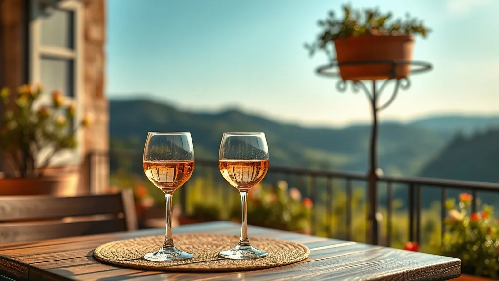 Illustration pour l'article : Les 7 Meilleures Terrasses Printemps 2025 pour Déguster les Vins de Bellet à Nice