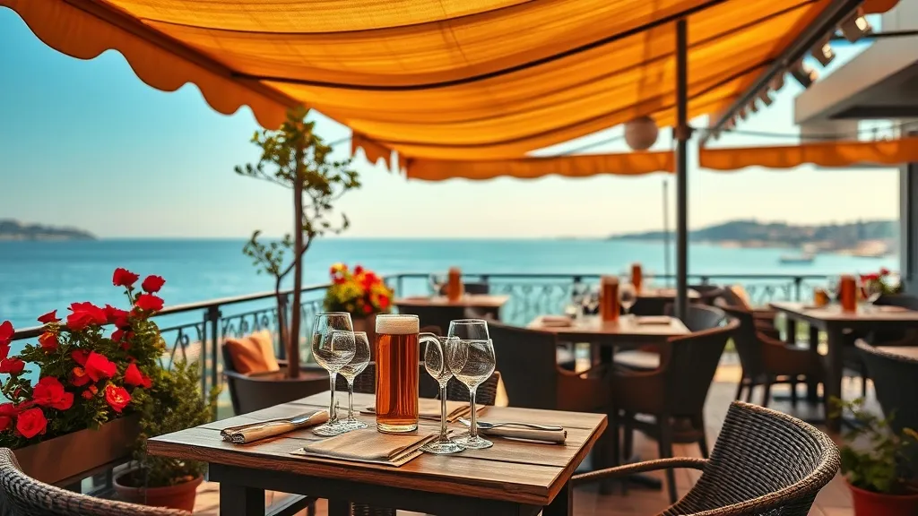Illustration pour l'article : Dîner en terrasse à Nice : 10 restaurants avec vue pour un repas inoubliable