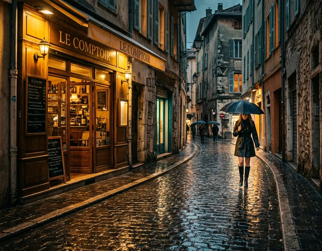 Illustration pour l'article : Nice sous la pluie : 7 expériences confidentielles pour savourer la ville à l'abri