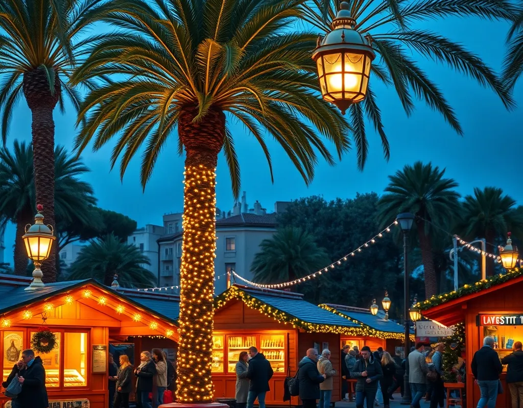Illustration pour l'article : Noël à Nice : traditions gourmandes, marchés de Noël et spécialités de fête