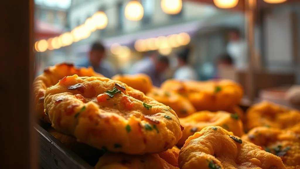 Illustration pour l'article : Street Food Végétarienne à Nice : 7 Alternatives Gourmandes à la Socca en 2026