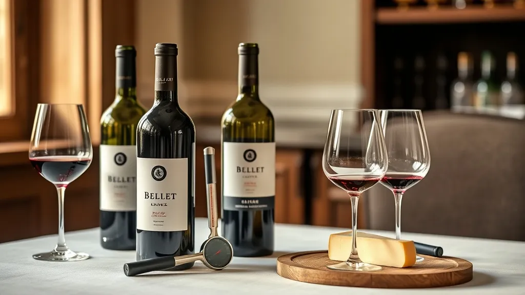 Illustration pour l'article : Vin Bellet : température de service et accords mets vins pour réussir chaque dégustation