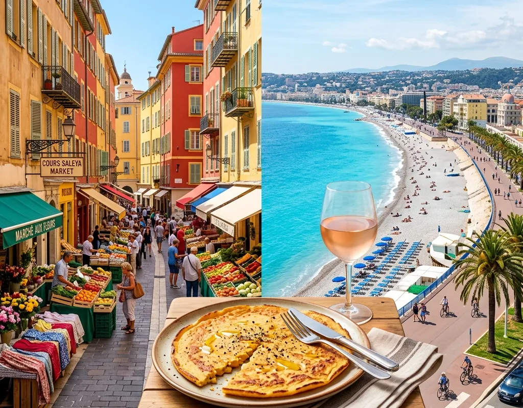 Illustration pour l'article : Visiter Nice en 2 jours : l'itinéraire parfait entre gastronomie et art de vivre